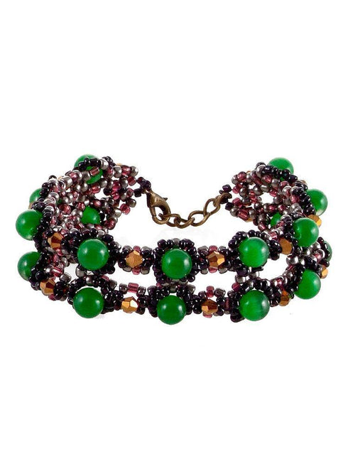 Bratara din margele si cristale  Liza Panait Liza Panait Online Boutique